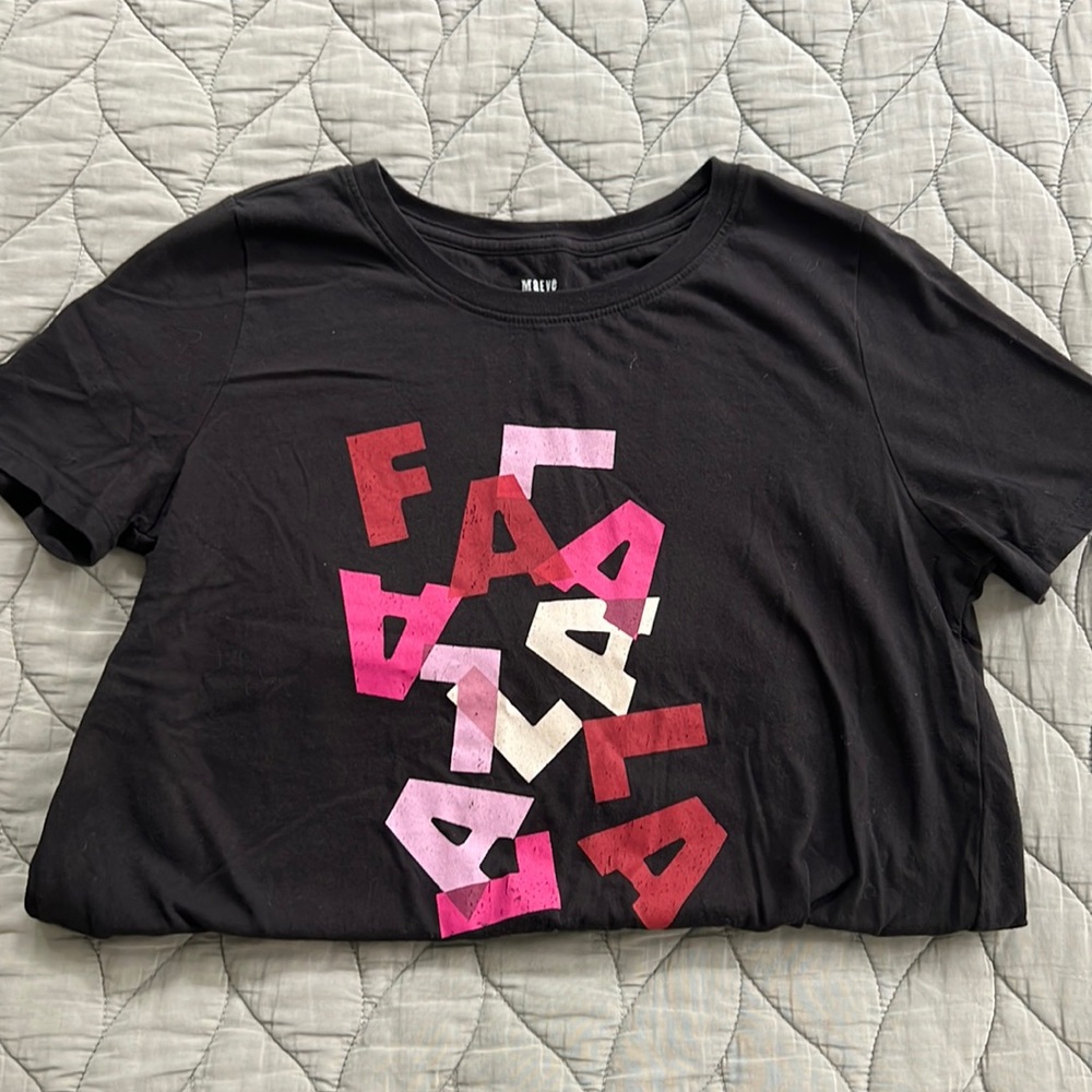Maeve Fa La La graphic tee